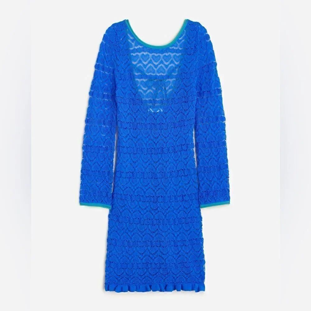 J Crew Limited Edition Open Back Lace Mini Dress NWT